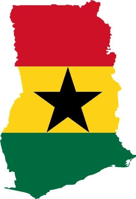 Ghana bandera periodicos de ghana